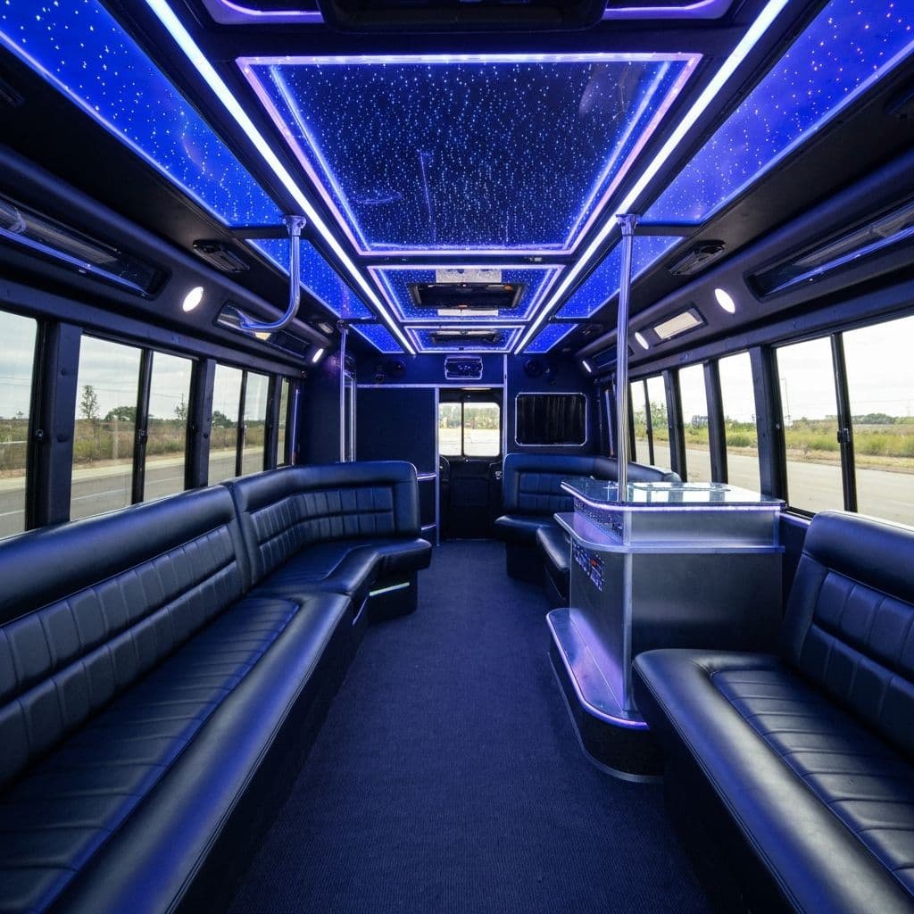 30 Passenger Limbusine - Interior