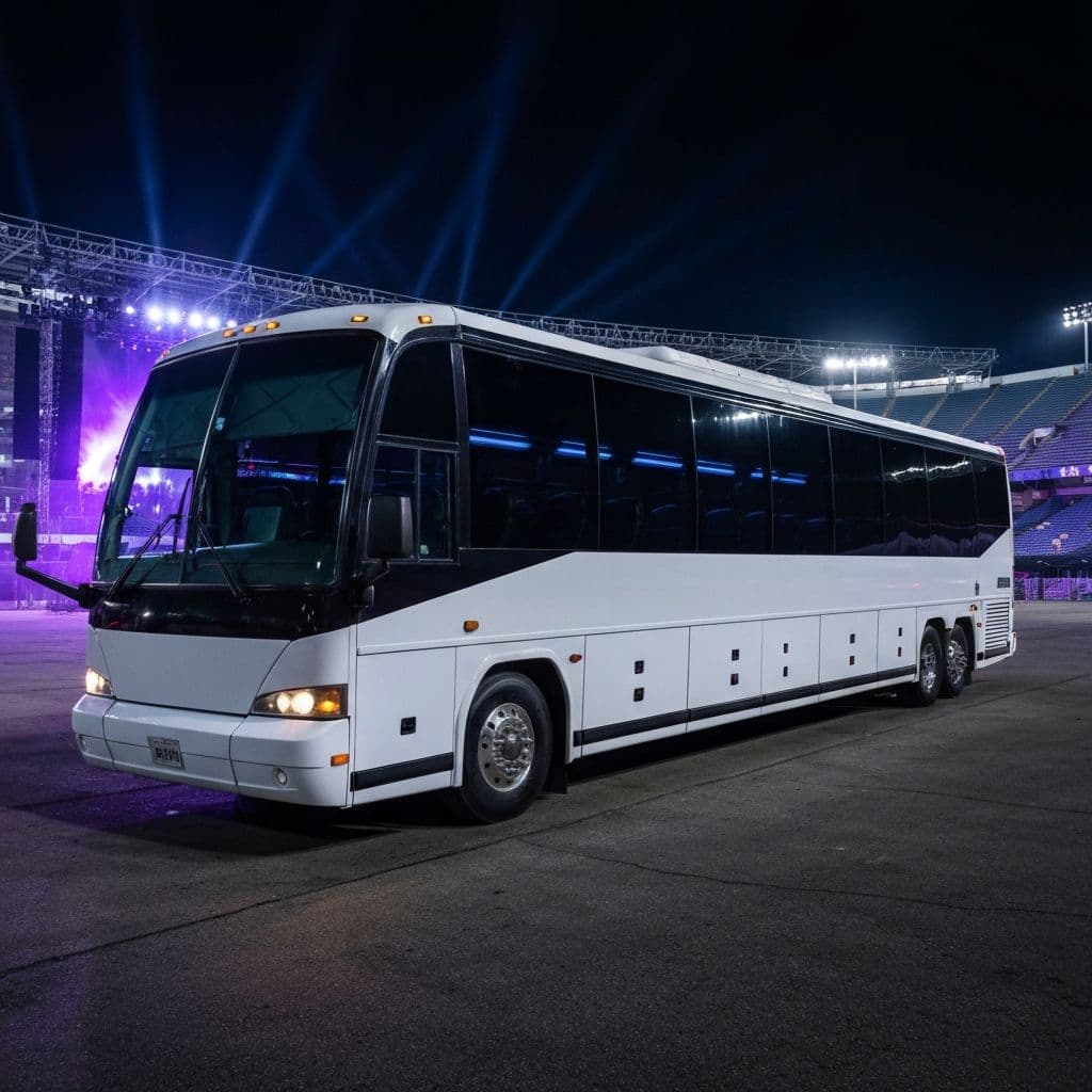 40-65 Passenger Mega Party Bus - Exterior